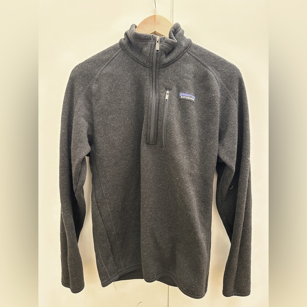 Patagonia Men’s Slim Fit Better Sweater Half Zip Medium in Black